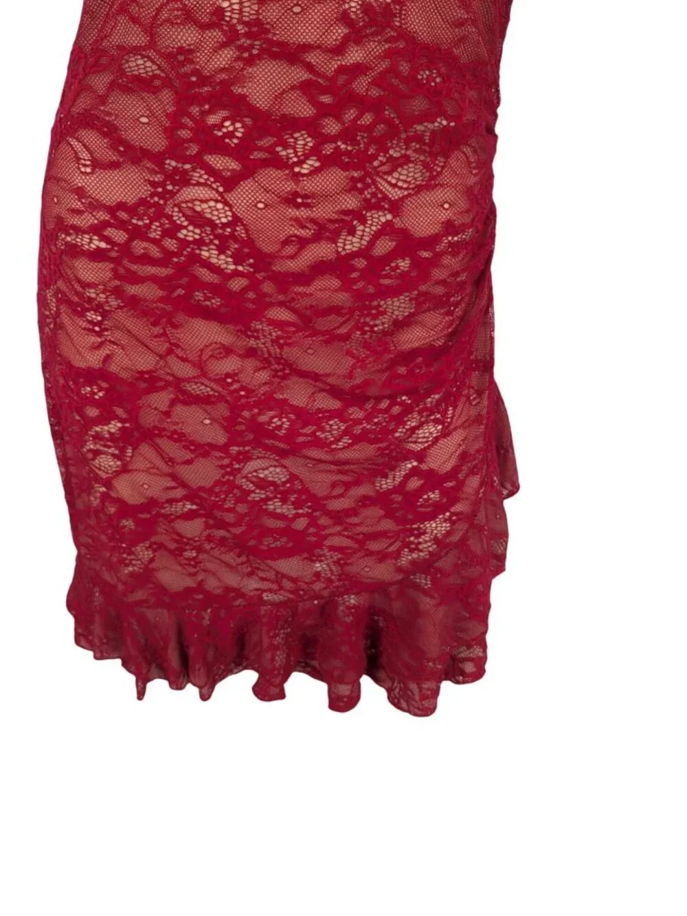 Princess Polly‎ Floral Lace Strapless Mini Dress Coquette Milkmaid Party Size 10